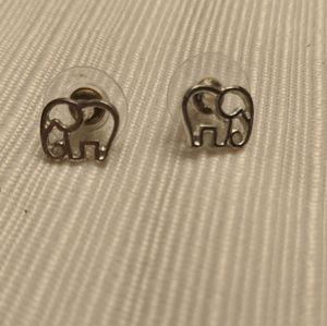 cute elephant studs